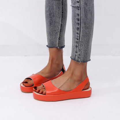 🔥【35-43】 Sandale ortopedice confortabile pentru femei pe platformă-