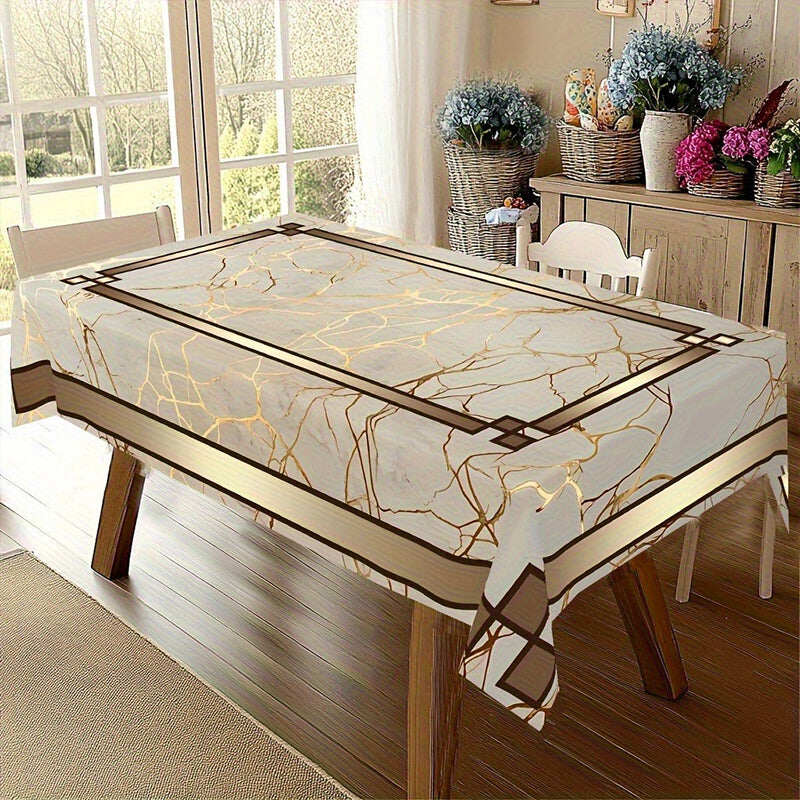 Mantel impermeable con estampado de mármol🌩️