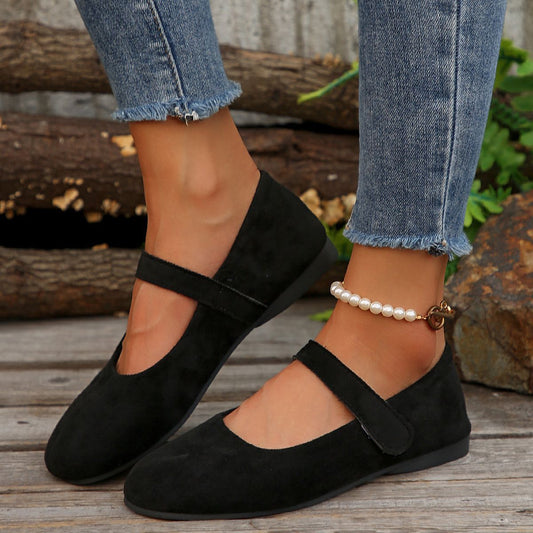 【36-40】Nove ženske retro ravne casual cipele s okruglim vrhom✅Plaćanje pouzećem
