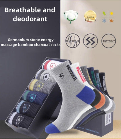 😍🧦【10 pari】Nove muške pamučne dezodoransne čarape koje upijaju znoj iz 2025
