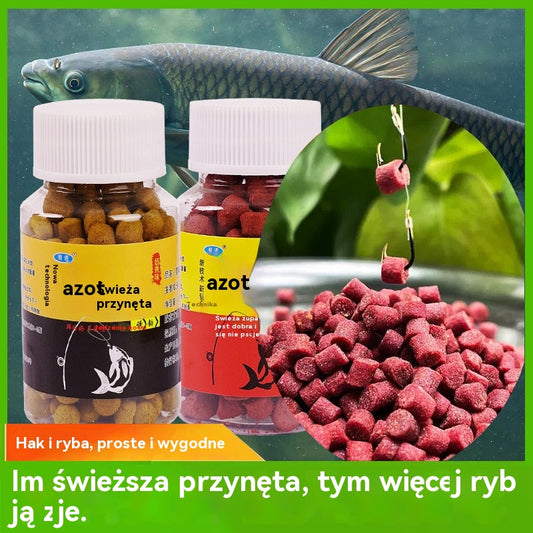 🎣【Łowienie ryb w kilka sekund】【10 butelek】Świeże granulki przynęty z białkiem zwierzęcym