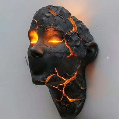 🔥Zidna lampa Broken Soul, izrađena od smole