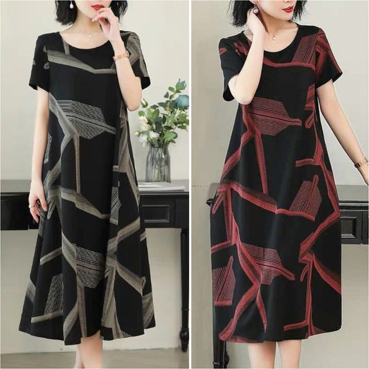 🔥【M-4XL】2025 Rochii elegante imprimate pentru doamnele de vara