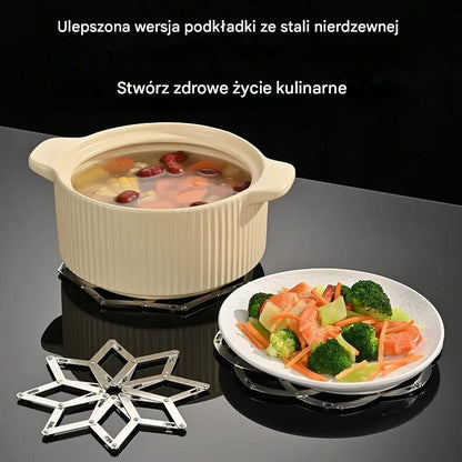 🔥【Kup 1, a 1 dostaniesz gratis】✨️Mata ze stali nierdzewnej, wielofunkcyjna, odporna na wysokie temperatury i izolująca cieplnie, do użytku domowego