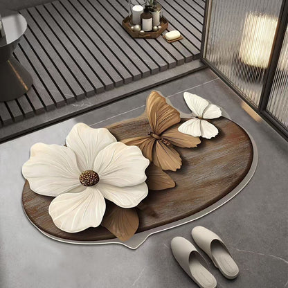 🔥【Kupi 1 i dobiješ 1 gratis】🔥VELIKI POPUST💕[30*40cm+ 40*60cm] Upijajući protuklizni tepih s realističnim 3D uzorkom