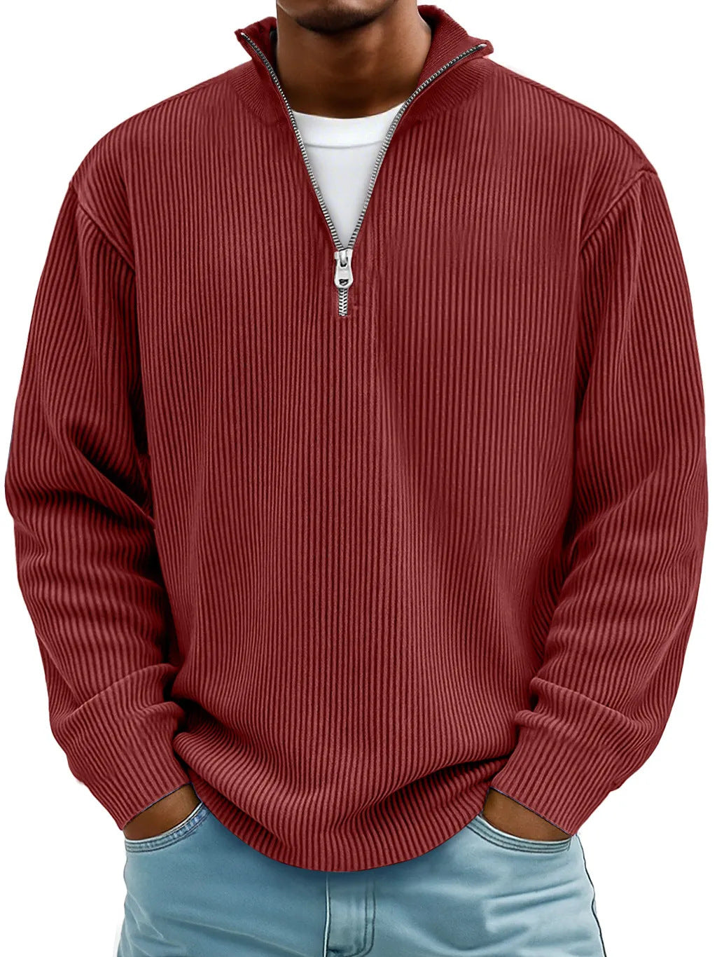 🔥【S-5XL】Nueva sudadera de cuello alto para hombre, llegada primavera 2026