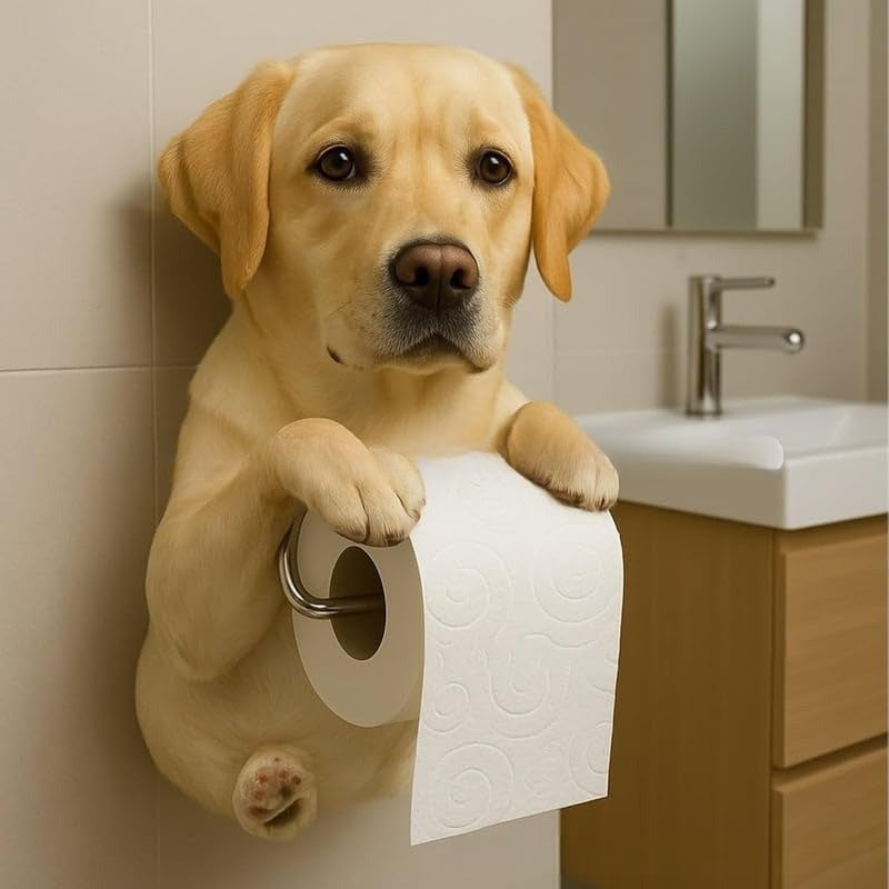🐕Χαριτωμένη θήκη χαρτιού υγείας με θέμα κουτάβι