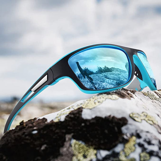 🔥👓Ochelari de soare sport la modă, potriviți pentru exterior, rezistenți la praf, ciclism