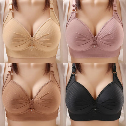 💥【50% popusta】【Pakiranje od 3 komada】Visokokvalitetni push-up grudnjak, bešavni dizajn, moderan i seksi, sprječava opuštanje