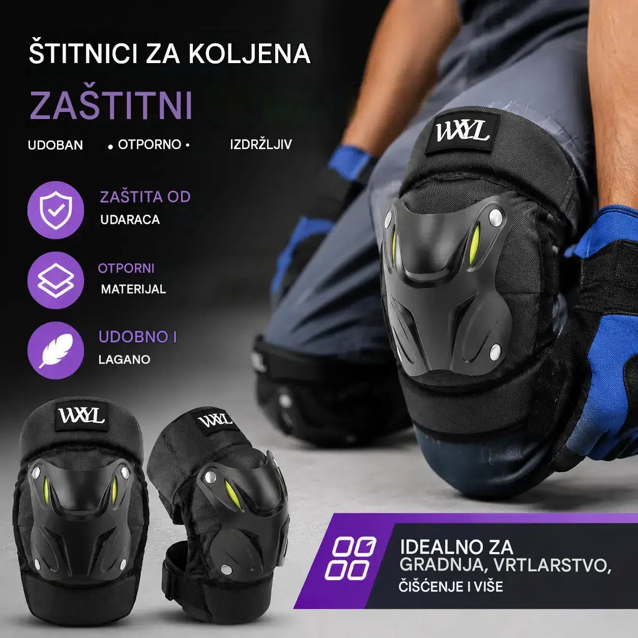 🛡️50% popusta na ograničeno vrijeme! ✨Štitnici za koljena za sva godišnja doba: tvrda školjka, podesivi i fleksibilni 🏍️