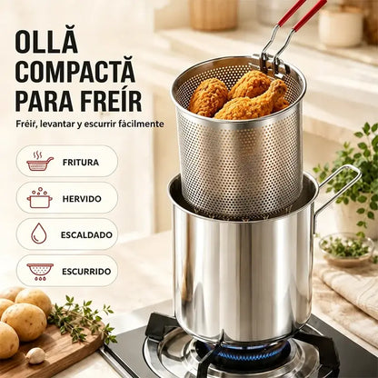 🔥 ZADNJI DAN! -50% | Višenamjenska friteza 304 | Jednostavno, brzo i bezbrižno kuhanje 🍳