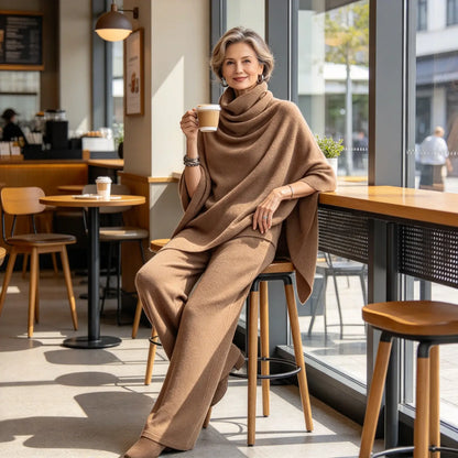 ❄️✨ Komplet od imitacije brušene kože — Topao, elegantan i jednostavan, za sofisticiran zimski izgled 💃🧥