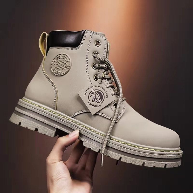 🔥🔥【39-48】Nuevo estilo otoño/invierno: zapatos de hombre antideslizantes con suela gruesa