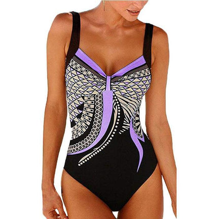 🩱Liquidación de temporada🏊‍♀️ Bañador retro nuevo 2026, estampado vintage, estilo bikini