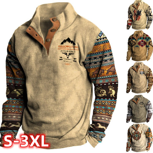 ✨📢Vremenski ograničena ponuda-45%OFF😍2025 Nova modna muška majica s kapuljačom s 3D printom【S-3XL】