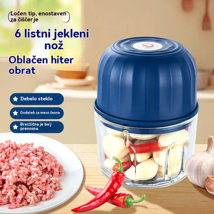 🔥 🔥【Kupite 1, dobite 1 gratis】🧄Električni sekalnik česna, mini prenosni sekalnik zelenjave