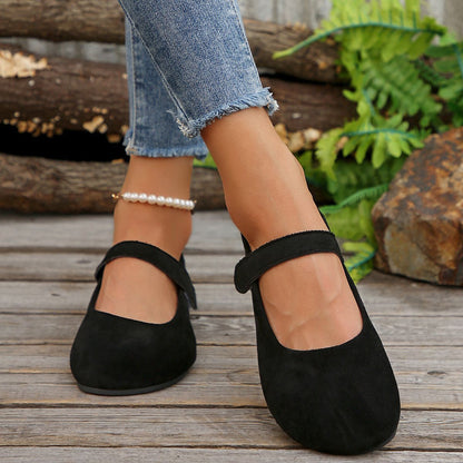 【36-40】Nove ženske retro ravne casual cipele s okruglim vrhom✅Plaćanje pouzećem