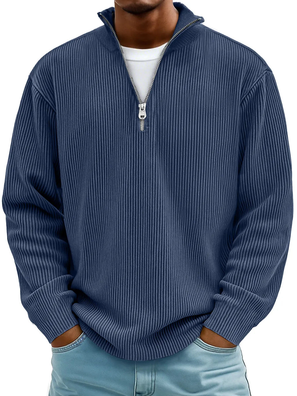 🔥【S-5XL】Nueva sudadera de cuello alto para hombre, llegada primavera 2026