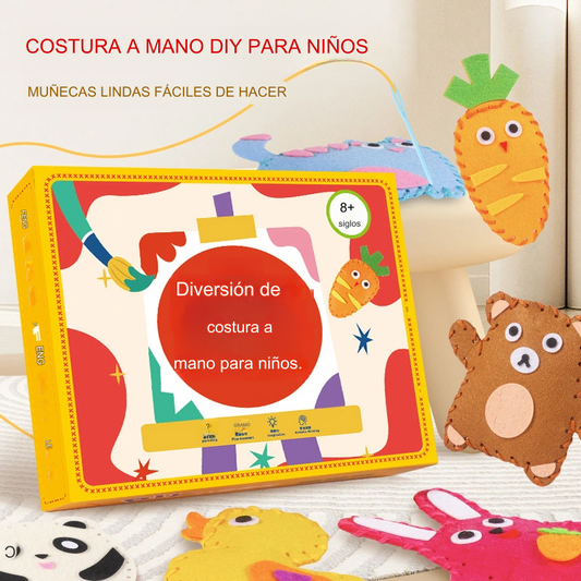 🧵Zanimljiv DIY set za ručno šivanje za djecu