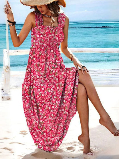 👗【S-3XL】🌈Nova ljetna haljina na tregere s printom 2025.🌷
