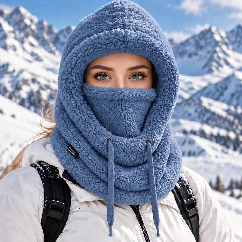 ❄️ Ženska termo kapuljača s podstavom od flisa: zimska zaštita i toplina!