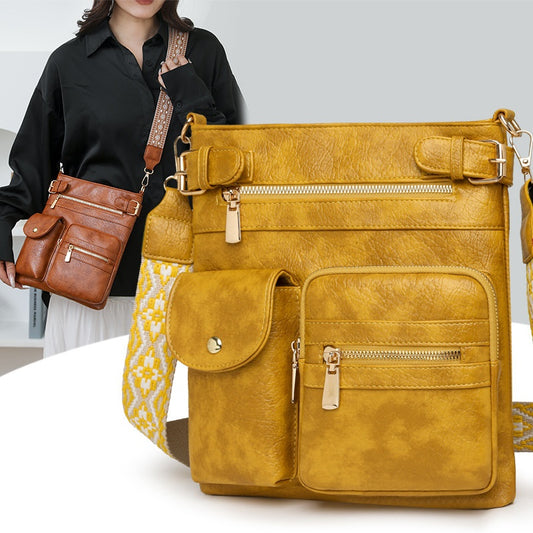 👜👜Višenamjenska torba za rame od prave kože