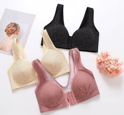 👙【Zestaw 3 sztuki】✨ Wysokiej jakości bezszwowy biustonosz push-up, 🌷modny, antypoślizgowy.