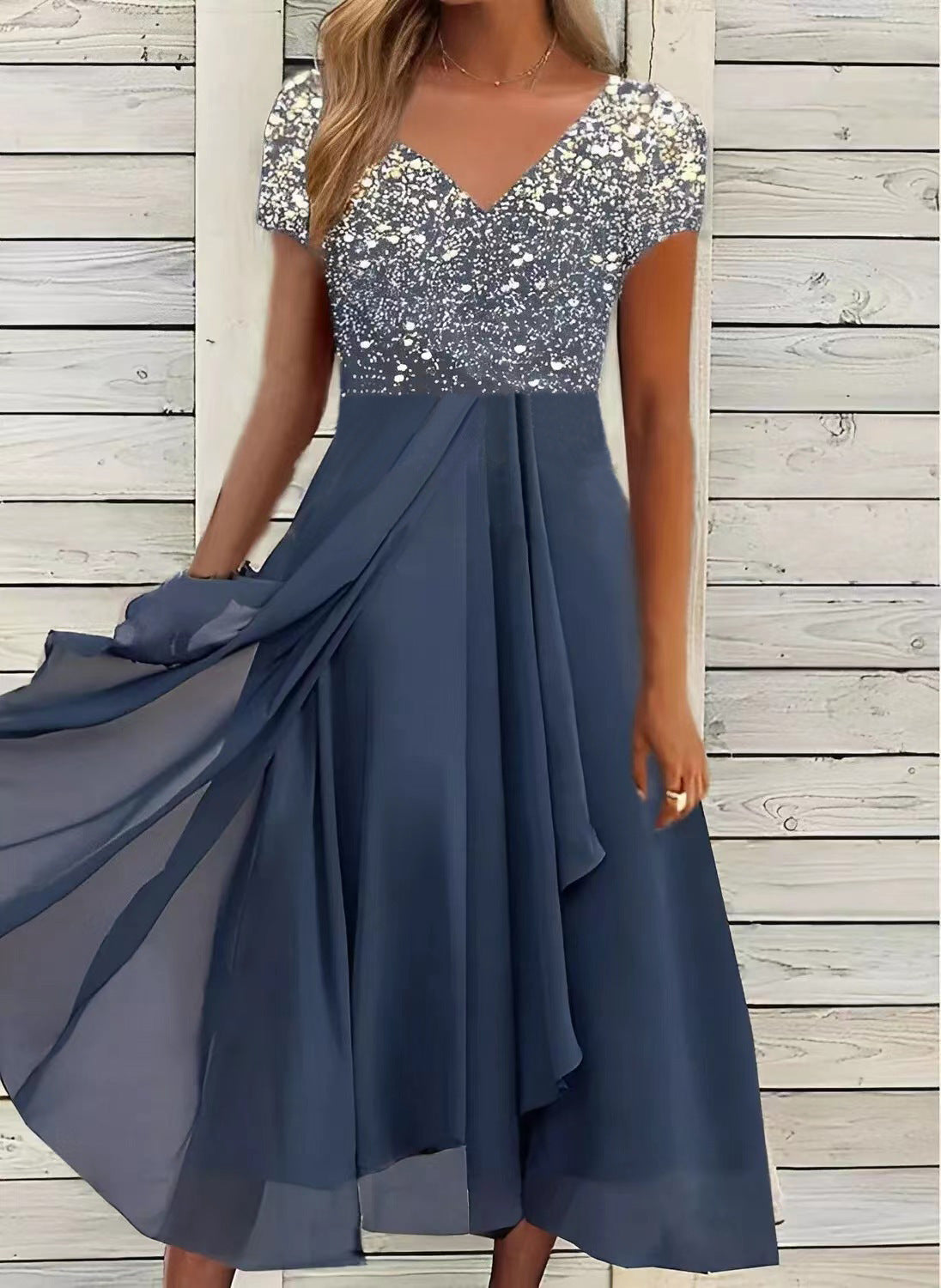 👗Novo za ljeto 2025. 🌈 Haljina od šifona - Mekana i ugodna za kožu, puna stila 【S-5XL】