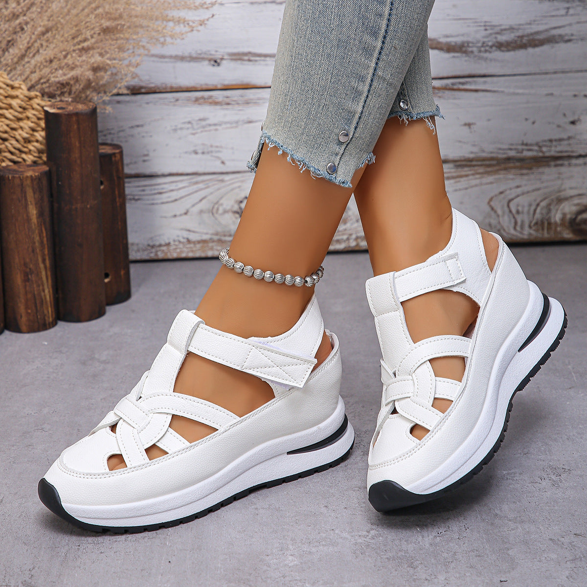 👡 Promoción de descuento de verano【35-43】sandalias casuales de suela gruesa 2026