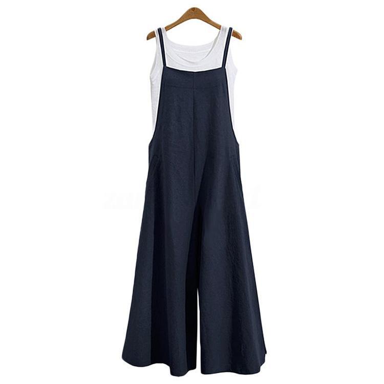 👖【S-5XL】Jednostavan i lagan kombinezon, elegantan kombinezon širokih nogavica