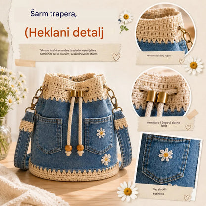Tkana traper torba u boho stilu koja će upotpuniti svaku odjevnu kombinaciju ✨