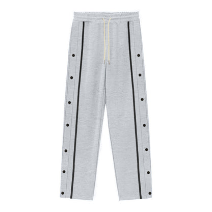 👖🔥Pantaloni sport casual pentru bărbați, cu nasturi, toamna 2025, noi, pantaloni drepți cu șnur