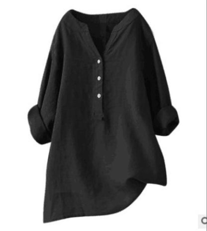 🔥👚【S-5XL】Novi proljetni stil, jednobojna otvorena košulja