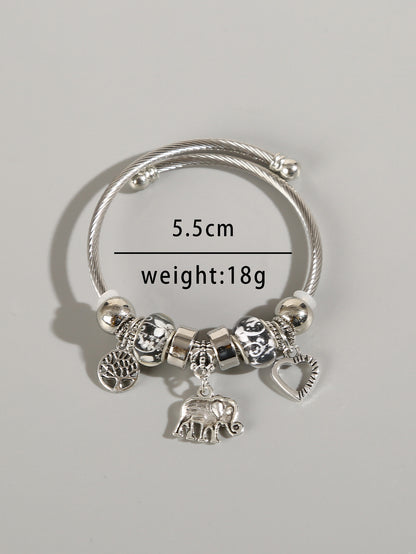 ✨【Oferta por tiempo limitado】 💖✨Pulsera ajustable atrapasueños de plata 925
