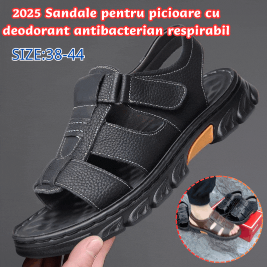 🌈🔥【Oferte speciale de vară】【38-44】Sandale de plajă pentru bărbați, vara 2025✅Piele moale✅Antiderapante