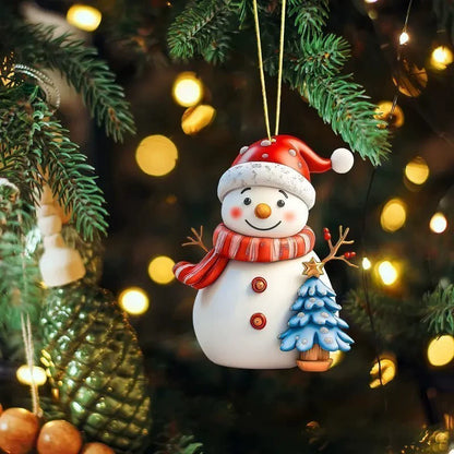 🎄🎅⛄Slatki božićni ukras u obliku snjegovića
