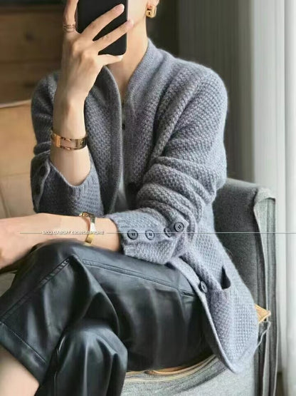 🧥💖✨【Vrijeme trajanja 50% popusta】Elegantni kardigan u francuskom stilu, lagan, topao i svestran