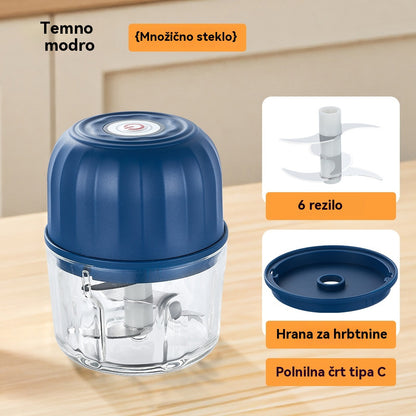 🔥 🔥【Kupite 1, dobite 1 gratis】🧄Električni sekalnik česna, mini prenosni sekalnik zelenjave