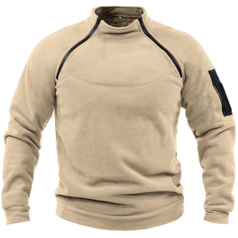 🎉✨【S-4XL】2025 nowa moda męska zimowa ciepła polarowa kurtka bazowa, bluza