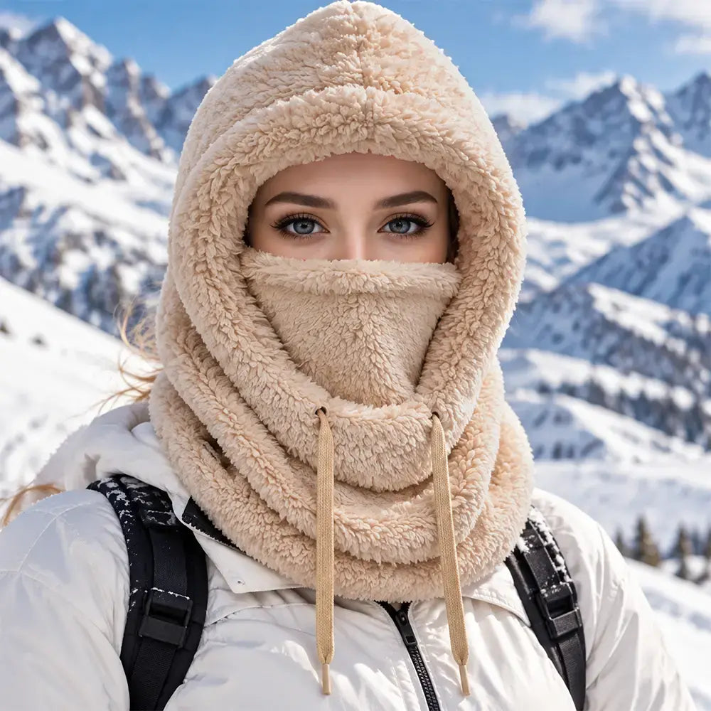 ❄️ Ženska termo kapuljača s podstavom od flisa: zimska zaštita i toplina!
