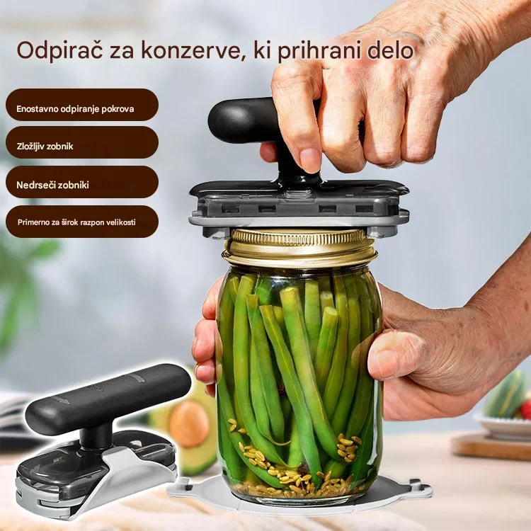 【Kupite eno in dobite eno brezplačno】 Varčno odpiranje pločevink. Koristen pripomoček za družinsko kuhinjo