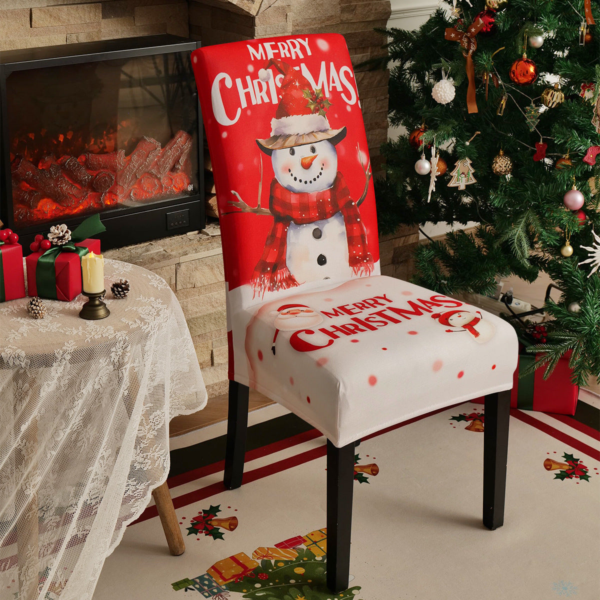 🎉Nove tiskane rastezljive navlake za stolice za Božić 2025
